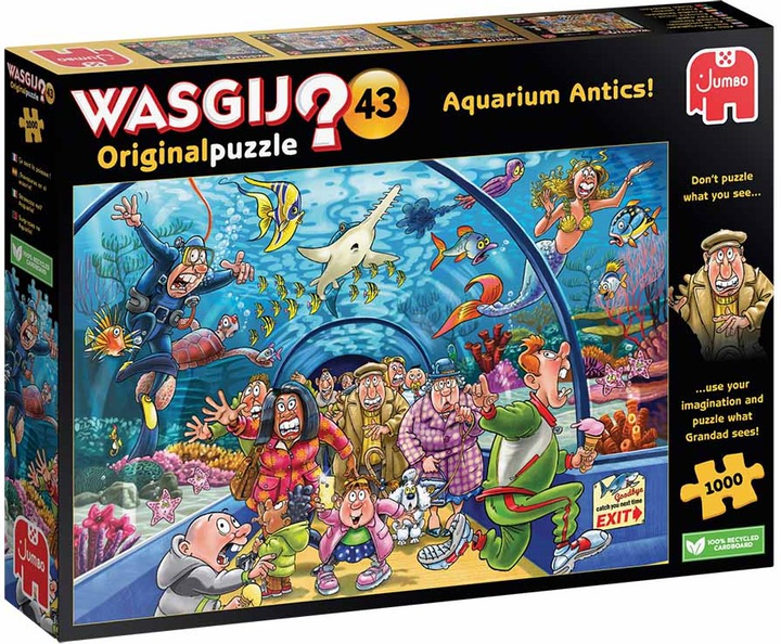 Puzzle TM Toys Wasgij Oceanarium 68 x 49 cm 1000 elementów (8710126000205) - obraz 1