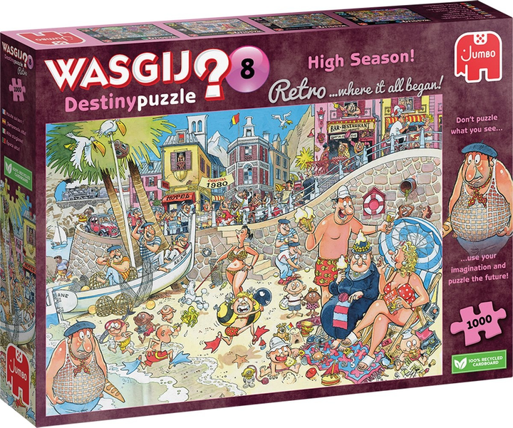 Puzzle TM Toys Wasgij Sezon wakacyjny 68 x 49 cm 1000 elementów (8710126018514) - obraz 1