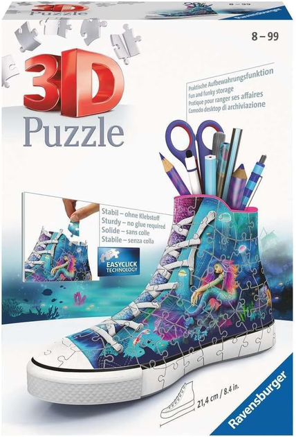 3D Пазл Ravensburger Подорож русалки 22 x 9 x 14 см 112 деталей (4005556112791) - зображення 1