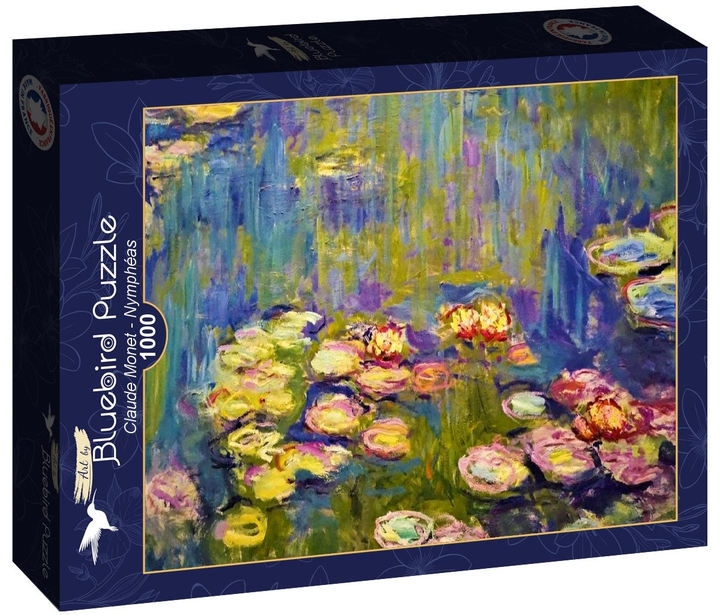 Puzzle Bluebird Art Claude Monet Nymphéas 68 x 48 cm 1000 elementów (3663384602405) - obraz 1