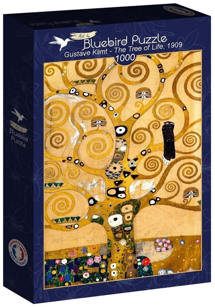 Puzzle Bluebird Gustave Klimt Drzewo życia 1909 69 x 48 cm 1000 elementów (3663384602184) - obraz 1