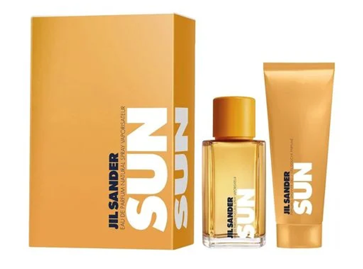 Zestaw wody perfumowanej dla kobiet Jil Sander Sun woda perfumowana 75 ml + żel pod prysznic 75 ml (3616301296829) - obraz 1