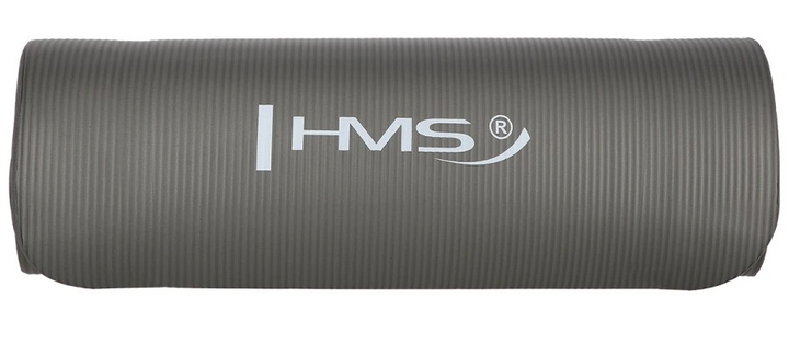 Коврик для йоги HMS YM04 183 x 61 см Сірий (5907695537291) - зображення 3