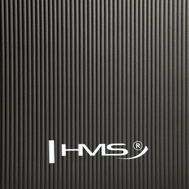 Коврик для йоги HMS YM07 183 x 61 см Чорний (5907695592573) - зображення 4