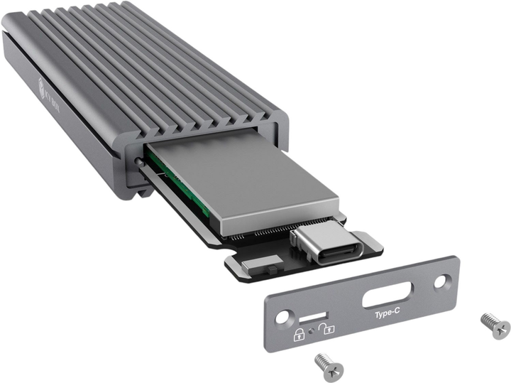 Zewnętrzna kieszeń Icy Box do M.2 SSD SATA/PCI-E 3.0 4x - USB C 3.2 Gen 2 (IB-1817M-C31) - obraz 5