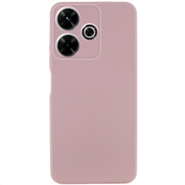 Чохол TPU GETMAN Liquid Silk Full Camera Xiaomi Redmi 13 4G / Poco M6 4G Рожевий / Pink Sand - Фото 1 Чохол TPU GETMAN Liquid Silk Full Camera Xiaomi Redmi 13 4G / Poco M6 4G Рожевий / Pink Sand - зображення 1