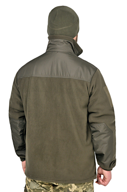 Тактична флісова кофта WinTac Jacket Khaki Ultrasoft М-300 4XL хакі - изображение 2