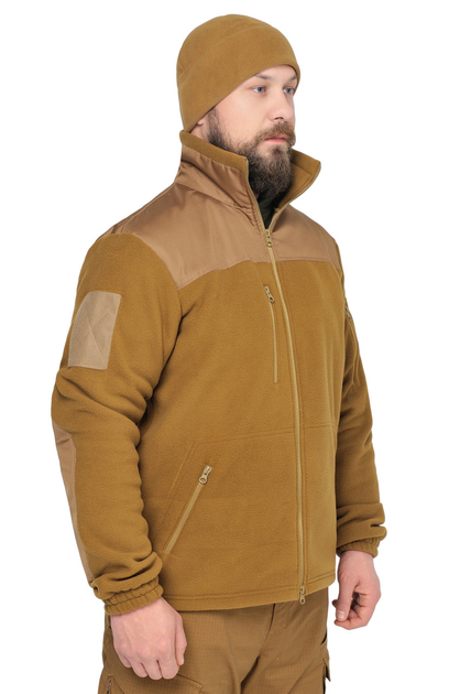 Тактична флісова кофта WinTac Sarmat Fleece 280 гр/м 6XL койот - зображення 2