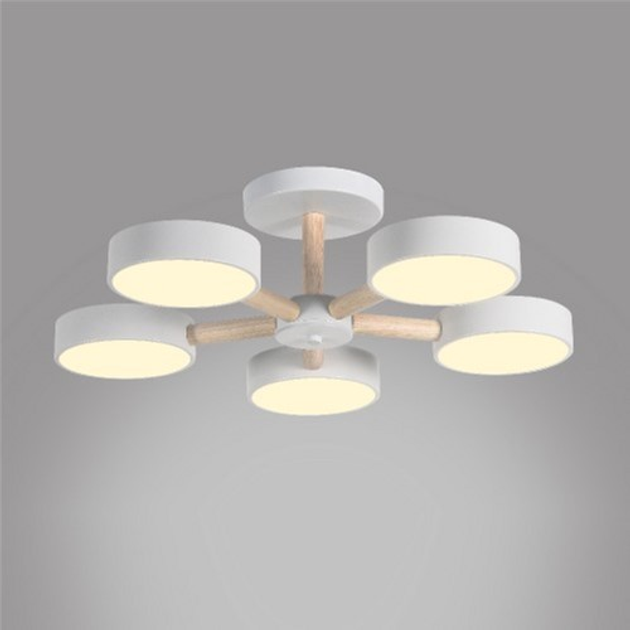 Люстра Ardero AL6195ARD SCANDY 65W Lm 3000К-6500К с пультом управления ПУ (4820273270988) на кухню, для спальни, для гостиной - изображение 4