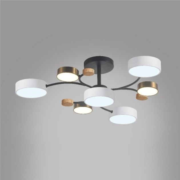 Люстра Ardero AL6197ARD SCANDY 70W Lm 3000К-6500К з пультом керування ПУ (4820273270995) на кухню, для спальні, для вітальні - зображення 3