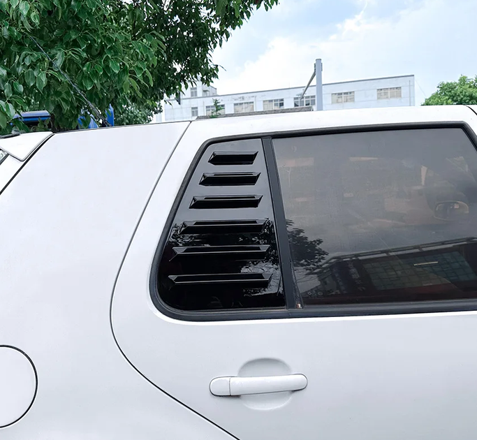 Накладки (зябра) на вікна задніх дверей VW Golf MK4 - зображення 2
