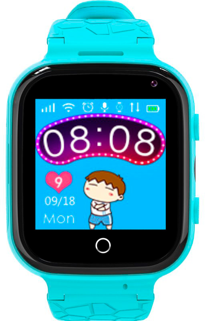 Детские смарт-часы Gelius GP-PK007 (Ocean) с GPS трекером Blue (2099900989568) - изображение 2