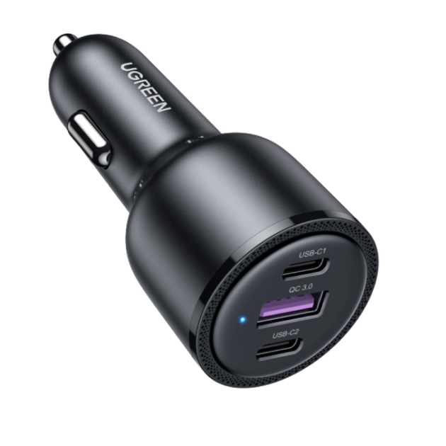Автомобильное зарядное устройство Ugreen 2x USB Type C / 1x USB 69W ...