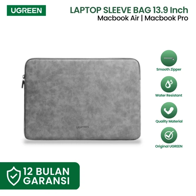Чехол папка для ноутбука 13,9" Ugreen для MacBook Air / Pro Cherry Pink (LP187) - изображение 5