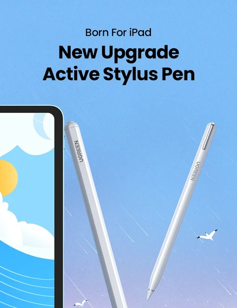 Активный стилус UGREEN с магнитной зарядкой для Apple Pencil 2 для IPad (LP653) - изображение 5