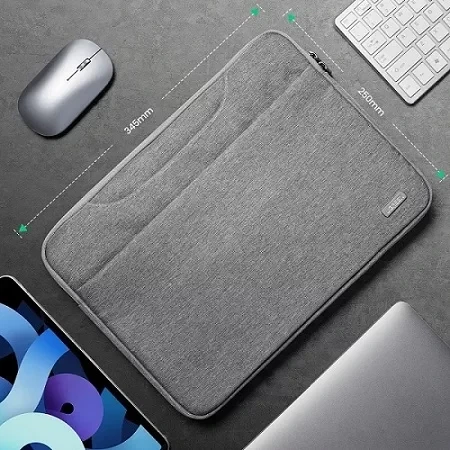 Сумка чохол для ноутбука 15" - 15,9" Ugreen з ручками з водонепроникної тканини Grey (LP437)l - Фото 3 Сумка чохол для ноутбука 15" - 15,9" Ugreen з ручками з водонепроникної тканини Grey (LP437)l - зображення 3