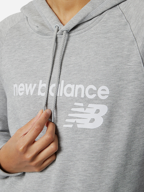 Худі жіноче New Balance NBWT03810AG S Сіре (195173324050) - зображення 4