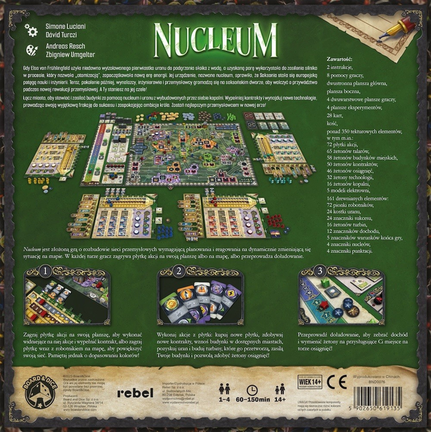 Настільна гра Rebel Nucleum (польське видання) (5902650619135) - зображення 18