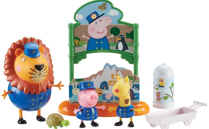 Іграшковий набір Tm Toys Peppa 07173 День у зоопарку 3 фігурки та аксесуари (5029736071738) - зображення 2