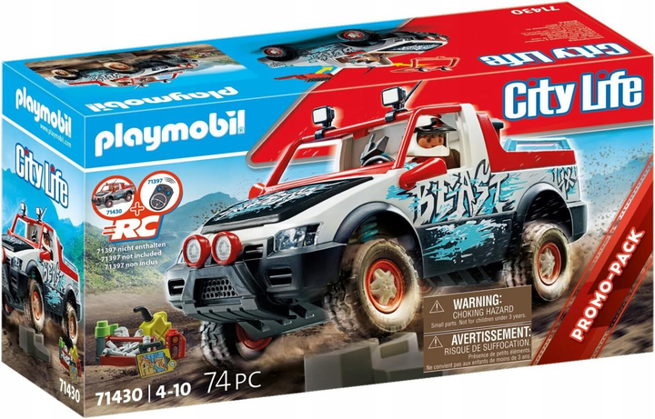 Samochód rajdowy Playmobil City Life z pojazdem (4008789714305) - obraz 1