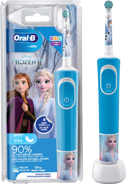 Szczoteczka elektryczna do zębów Oral-B  Vitality D100 Frozen (4210201374596) - obraz 2