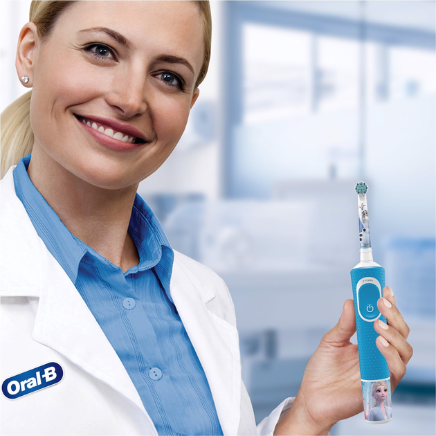 Електрична зубна щітка Oral-B Vitality D100 Frozen (4210201374596) - зображення 4