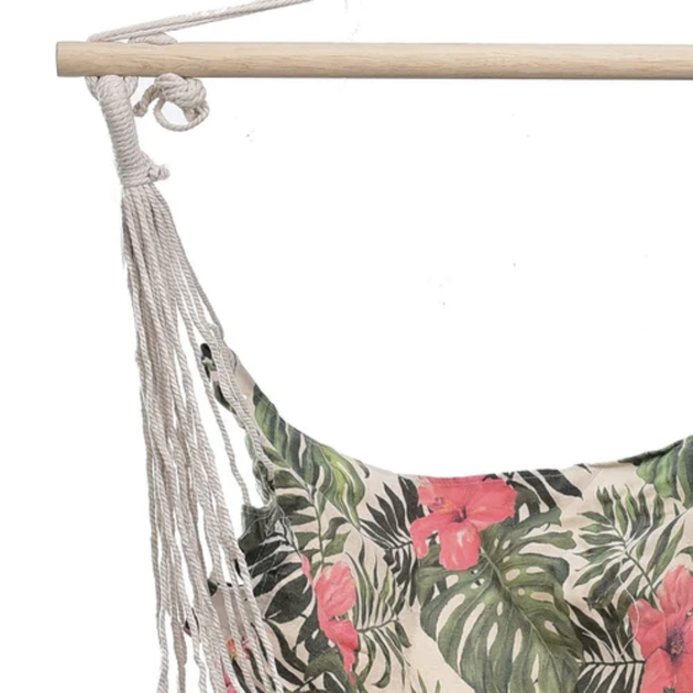 Подвесное кресло-гамак Jumi Garden Tropical с чехлом до 100 кг - изображение 5