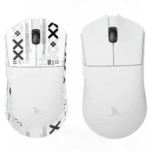 まーかり Игровая Мышка Motospeed Darmoshark M3 + Стикеры 26000dpi White
