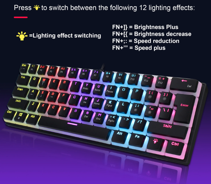 Механическая клавиатура с пудинг кейкапами PBT Pudding Keycaps