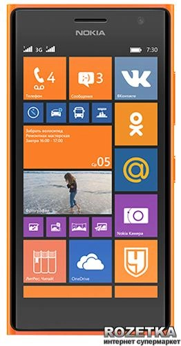 Мобильный телефон Nokia Lumia 730 DS Orange - изображение 1