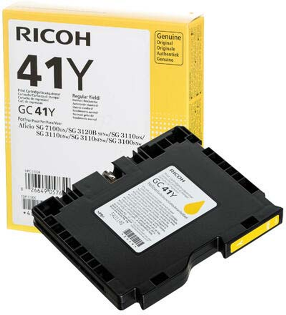 Картридж Ricoh GC41HY Yellow (4961311866722) - зображення 2