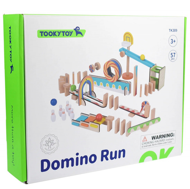 Tor kulkowy Tooky Toy Kulodrom Domino (6972633374718) - obraz 1