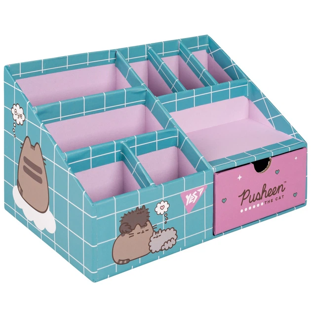 Органайзер настольный Yes Pusheen 8 отделений картон - Фото 2 Органайзер настольный Yes Pusheen 8 отделений картон - изображение 2