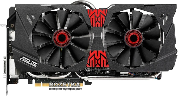 Видеокарта Asus PCI-Ex GeForce GTX 980 Strix OC 4GB GDDR5 (256bit