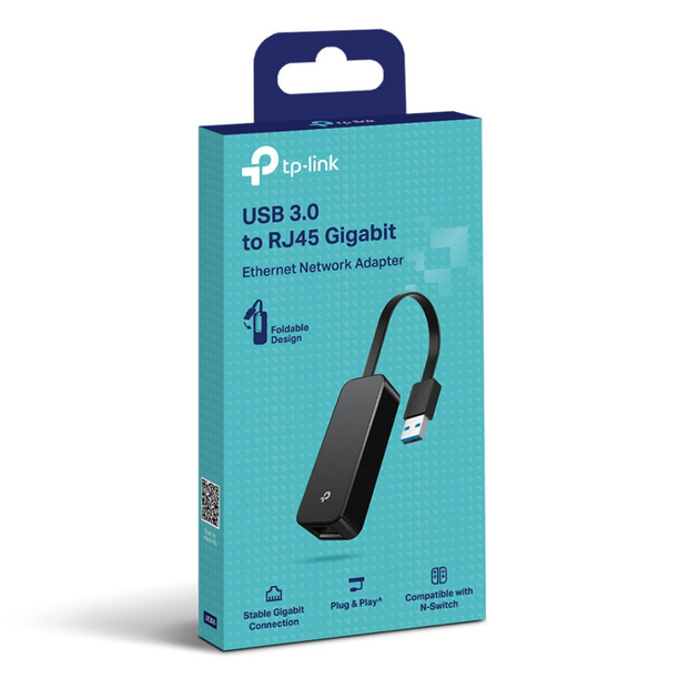 Мережний адаптер USB-ETH Tp-Link UE306 гігабітний - Фото 3 Мережний адаптер USB-ETH Tp-Link UE306 гігабітний - зображення 3