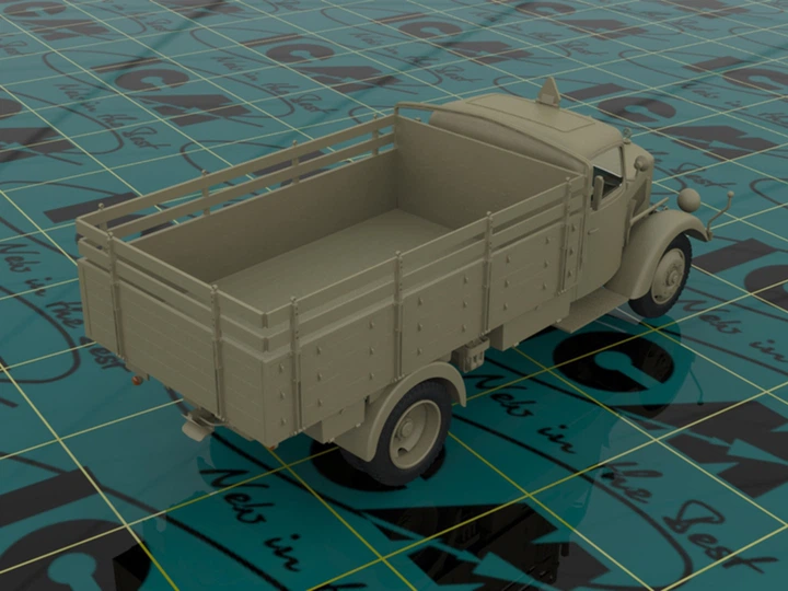 Сборная модель ICM Typ L3000S, Немецкий грузовой автомобиль 2 Мировой Войны 35420 - Фото 10 Сборная модель ICM Typ L3000S, Немецкий грузовой автомобиль 2 Мировой Войны 35420 - изображение 10