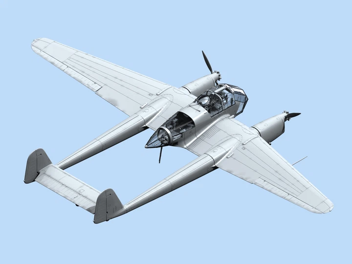 Сборная модель ICM FW 189A-1, Немецкий самолет-разведчик 2 Мировой войны 72291 - изображение 9