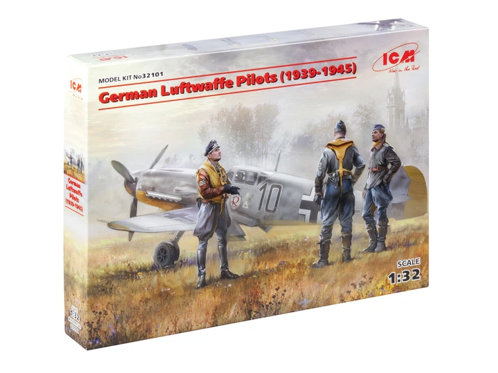 Сборная модель ICM Немецкие пилоты 1939-1945 гг. 3 фигуры 32101 - Фото 1 Сборная модель ICM Немецкие пилоты 1939-1945 гг. 3 фигуры 32101 - изображение 1