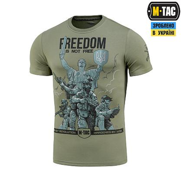 Футболка M-Tac Freedom Light Olive Розмір XS - зображення 1