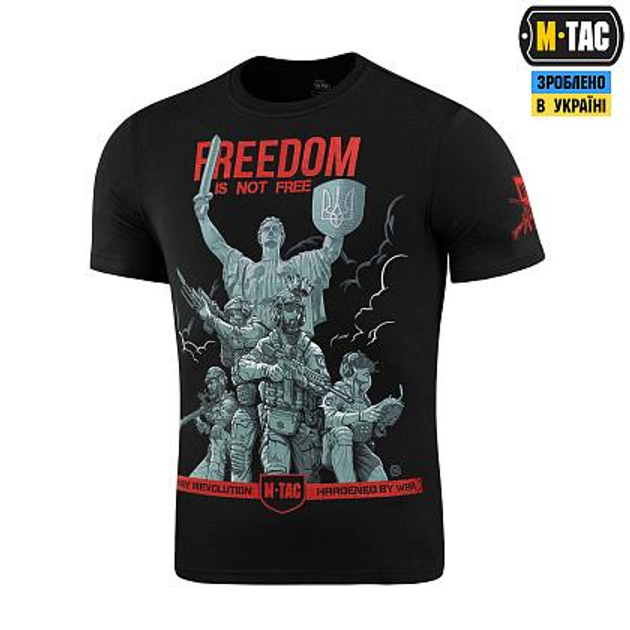 Футболка M-Tac Freedom Black Розмір S - зображення 2