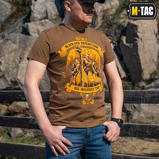 Футболка M-Tac Black Sea Expedition Coyote Brown Розмір L - зображення 2