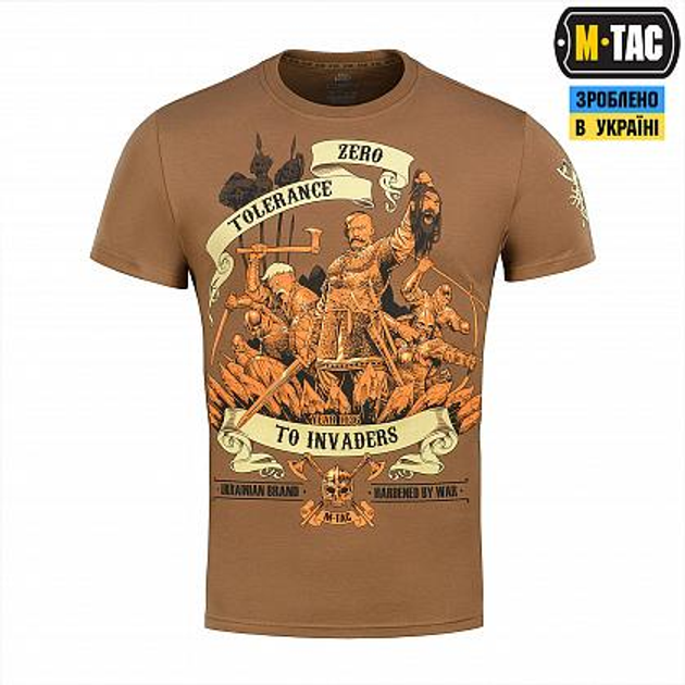 Футболка M-Tac Zero Tolerance Coyote Brown Розмір XS - зображення 1