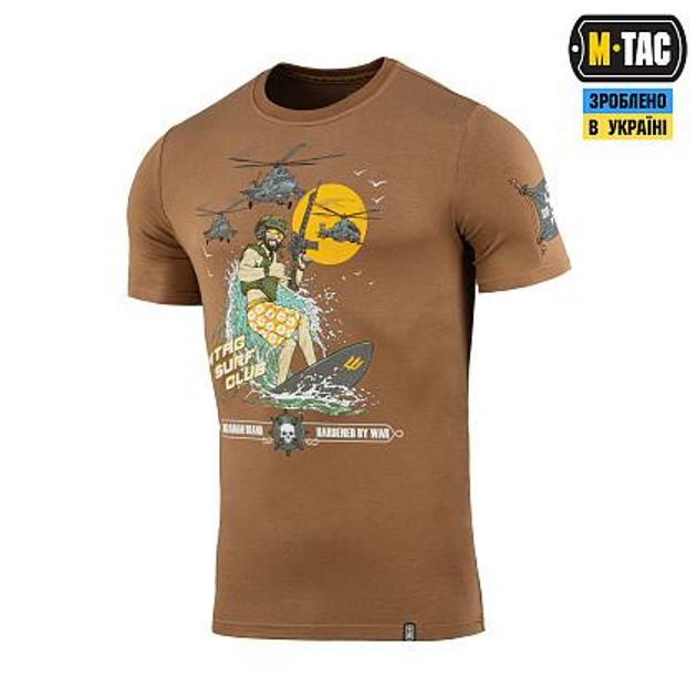 Футболка M-Tac Surf Club Coyote Brown Размер M - изображение 2