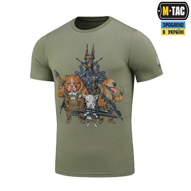 Футболка M-Tac Rex team Light Olive Розмір XL - зображення 1