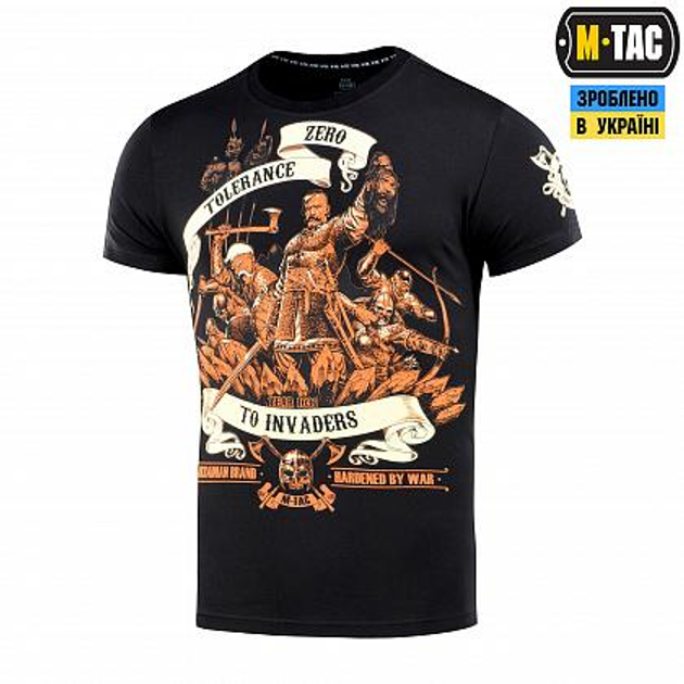 Футболка M-Tac Zero Tolerance Black Розмір 2XL - зображення 1