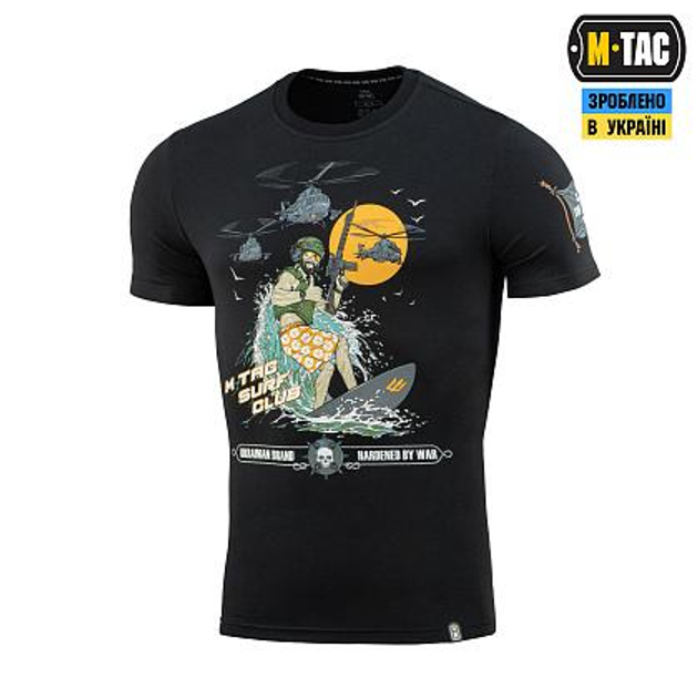 Футболка M-Tac Surf Club Black Розмір M - зображення 2