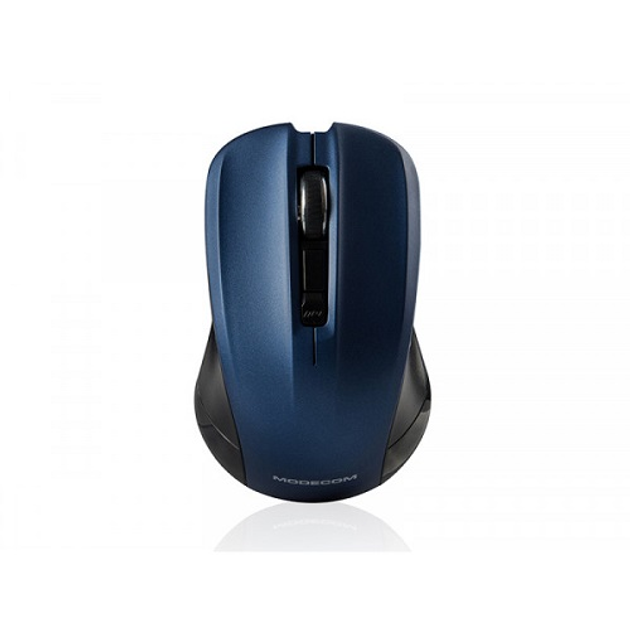 Мышка Modecom MC-WM9.1 беспроводная 4 кн 1600dpi черно-синяя - изображение 2