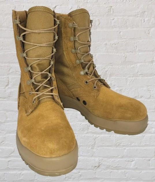 Летние берцы армии США Belleville AHWC Hot Weather, Coyote Boots, размер 44 - изображение 1