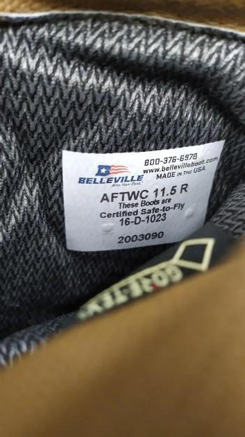 Демисезонные берцы армии США Belleville AFTW Gore Tex, Sage Green, размер 41 - изображение 2