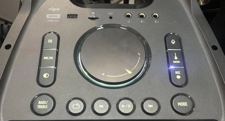 Автономна акустична система PartyBox NS-208-08 + 2 радіомікрофони XPROчорний (41187-NS-208-08_6715) - изображение 8